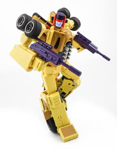 Xtransbots XTB MX-XVI MXXVI MX-16 Overheat Drag Strip (Monolith / Menasor Combiner, Stunticons) MX16 16cm / 6.5"