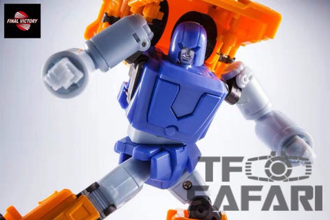 FinalVictory FV 3 in 1 Warpath Brawn Huffer G1 MP Final Victory 13cm / 5'