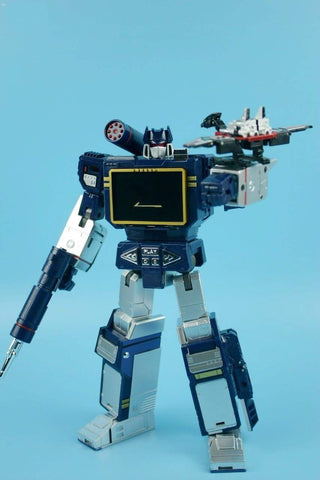 Toy House Factory THF-01J  THF01J Sonic Wave + THF-01P6 THF01P6 6 Cassette Warriors 25cm (MP-13 Soundwave)