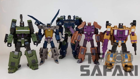 【loose pack】JB Jinbao Bruticus (Oversized Warbotron Combiner) 5 in 1 No box 43cm