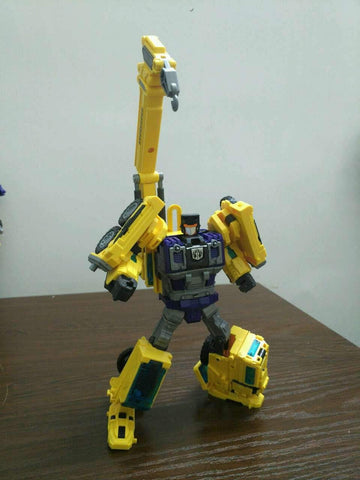 【No Original Box】NBK Devastator Yellow TF Engineering Full Set 6 in 1 (GT-01 Devastator) 38cm